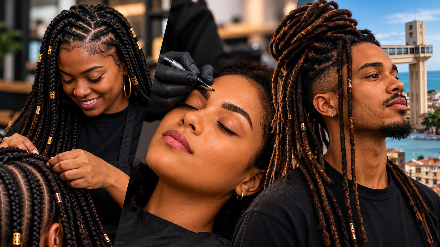 Instituto abre vagas gratuitas para trancista, sobrancelha e dreads em Salvador